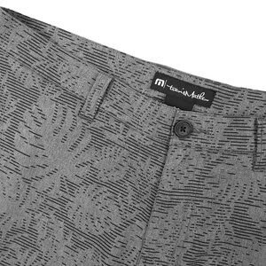 Travis Matthew Short Men 34 Gray Black Performance Lightweight Stretch Golf NWOT
